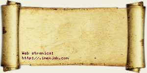 Jasmina Obrenović vizit kartica